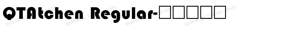 QTAtchen Regular字体转换